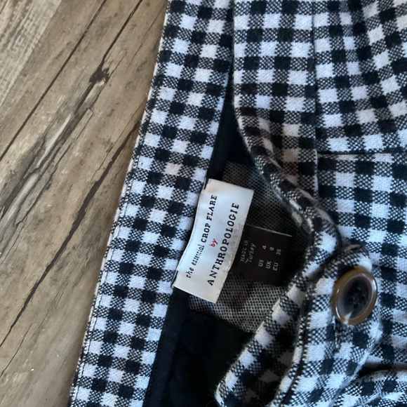 Anthropologie the essential crop flare gingham pants - Picture 6 of 6